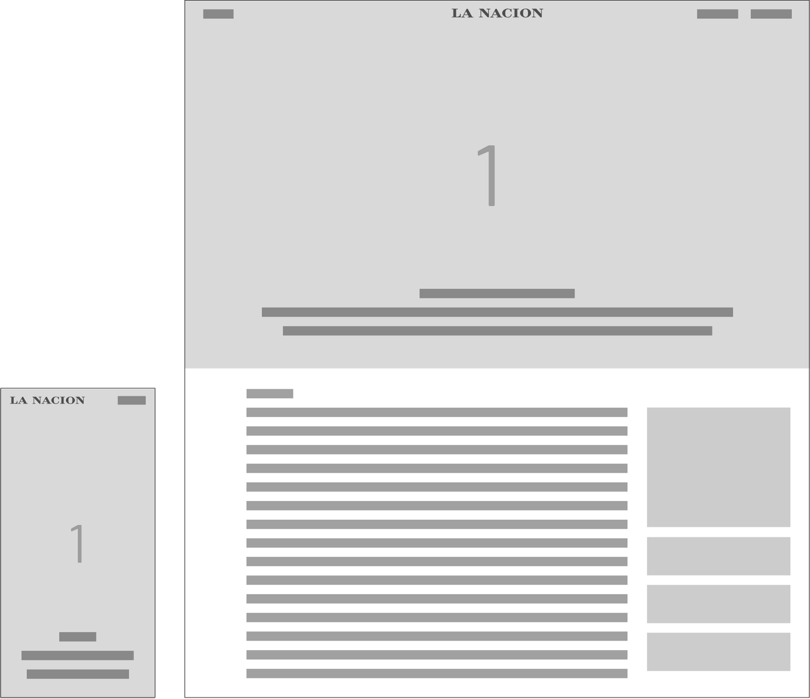 Wiframe de nota Liveblog - en vivo